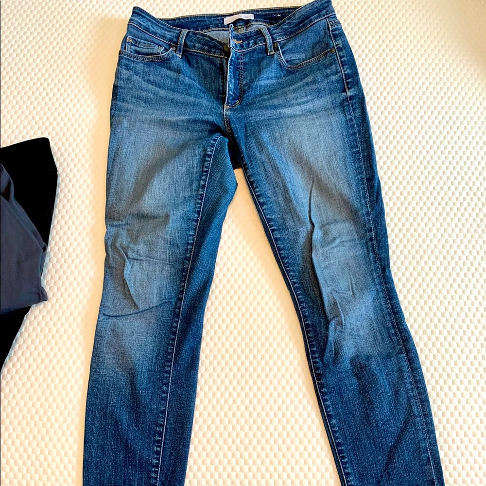 Loft curvy skinny jeans